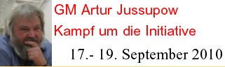 Training mit GM Artur Jussupow