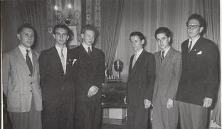 v.l.n.r.: Bl&uuml;mel, Metternich, Stachowitz, Stumpf, Niebling, Jakobs